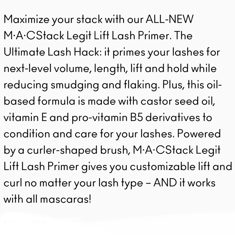 MAC Stack Legit Lift Lash Primer - Picture 15 of 16